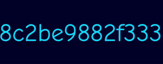 The custom endings of our inscriptions and transaction ID.